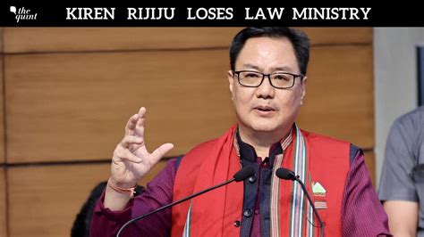 Kiren Rijiju Moved From Law Ministry Arjun Ram Meghwal To Replace Him