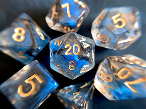 VALOR dnd dice set for Dungeons and Dragons TTrpg, d20 Polyhedral Dice