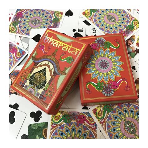 Browse our beautiful collection of curated decks and buy them online now. Bharata Playing Cards Rare Indian Deck Holographic Gold Gilded, 19,99