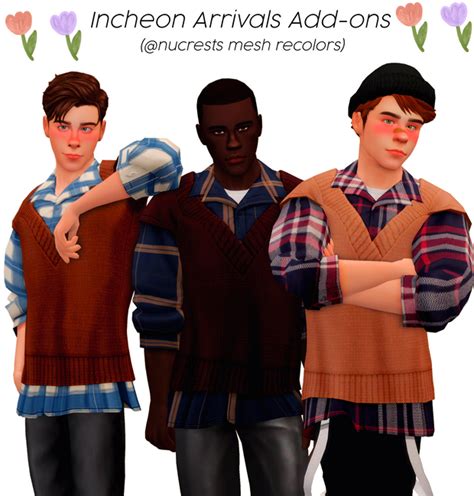 Incheon Arrivals Add Ons Recolors Nucrests Mesh Patreon Sims 4