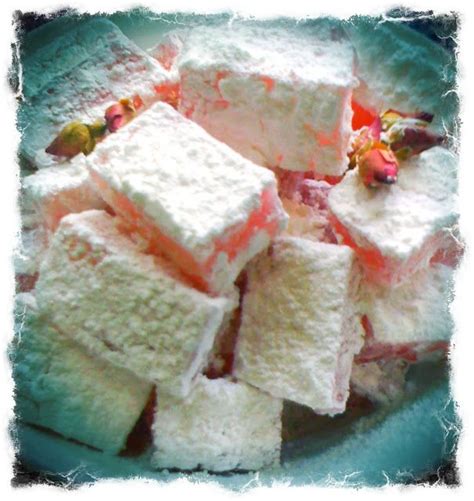 Cooking With Flowers Home Made Rose Turkish Delights Lokum Turkish