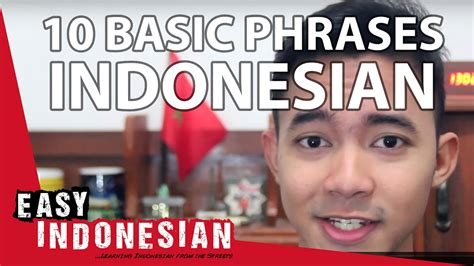 10 Basic Phrases For Your First Conversation Easy Indonesian Basic