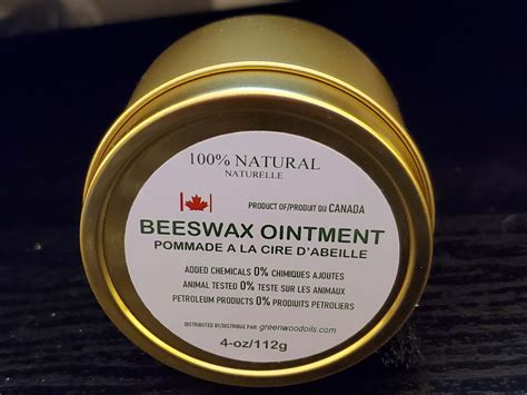 Beeswax Ointment 4 Oz Greenwood Oils