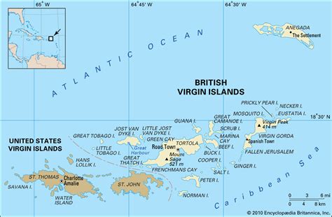 British Virgin Islands History Geography And Maps
