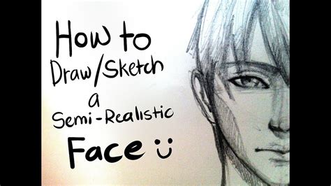 Mms198 Tma3 How To Drawsketch A Semi Realistic Face Youtube