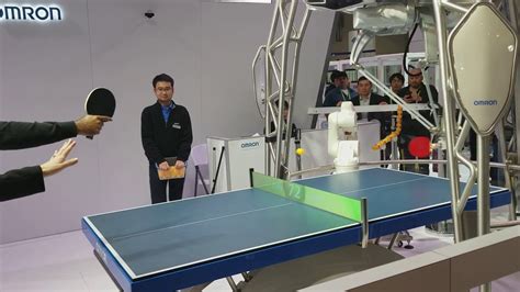 Ping Pong Playing Robot Ces 2018 Youtube