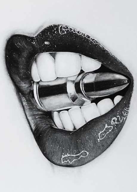 Amazing Lips Tattoo Design Tattoo Shortlist Lips Drawing Stencil