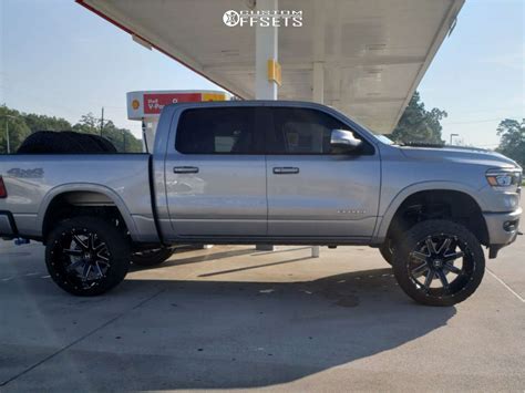2019 Ram 1500 With 24x14 76 Hostile Alpha And 35135r24 Fuel Mud