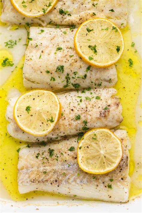 The Best Lemon Baked Cod Recipe Little Sunny Kitchen