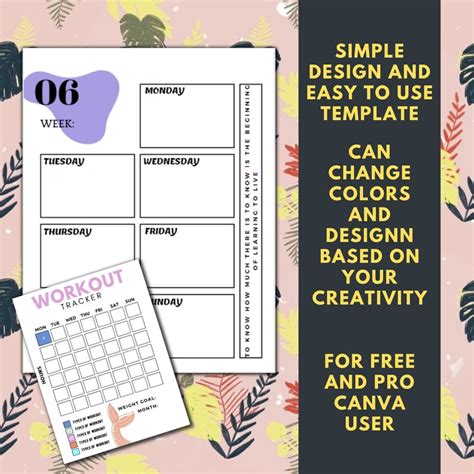 Canva 2023 Planner Templates Printable And Editable On Canva Etsy France