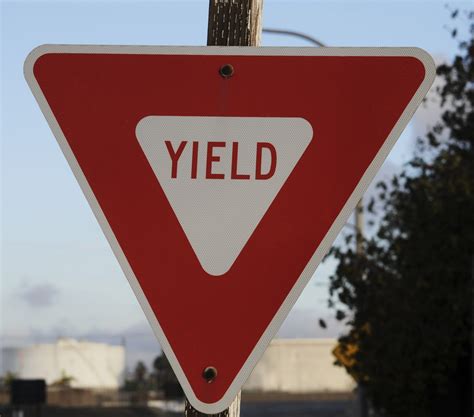 Yield Sign Free Stock Photo Public Domain Pictures