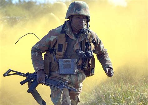 A South African Soldier From The 9th South African Infantry Battalion