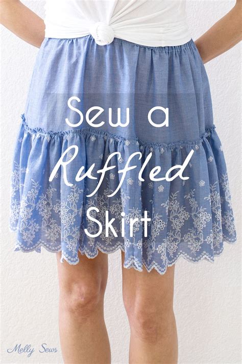 How To Sew A Ruffle Step By Step Guide With Video Melly Sews