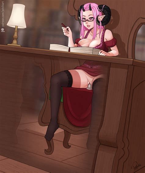 Commission Helping With The Paperwork V2 By Potchi Hentai Foundry