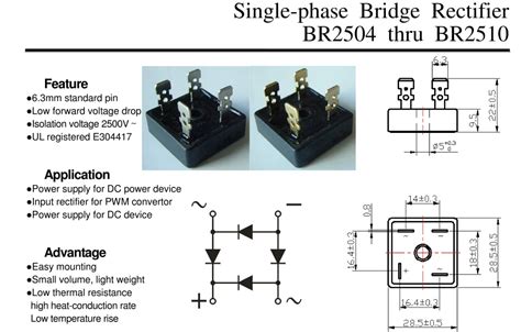 Single Phase Bridge Rectifier Kbpc3510 Rectifier Bridge Products From