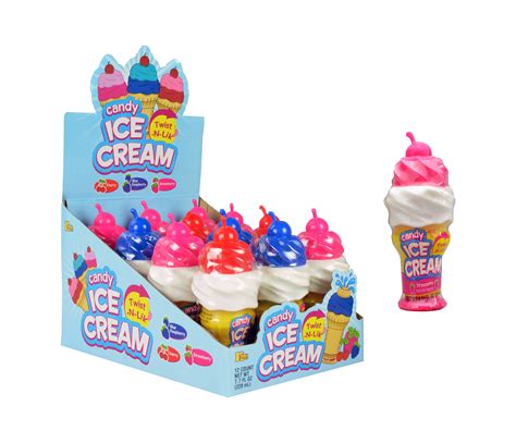 Ice Cream Twist N Lik Candy