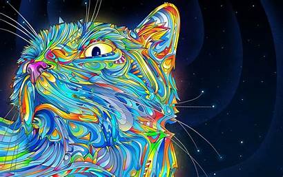 Cat Trippy Psychedelic Wallpapersafari