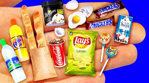 24 Diy Miniature Food Realistic Hacks And Crafts Collection Youtube