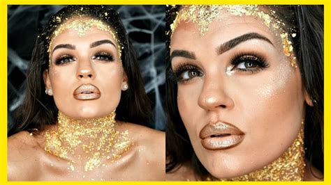 Golden Greek Goddess Makeup Tutorial Youtube