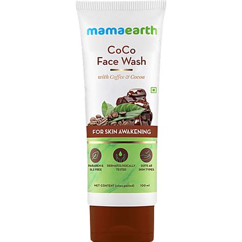 buy mamaearth coco facewash with coffee and cocoa for skin awakening online at best price of rs
