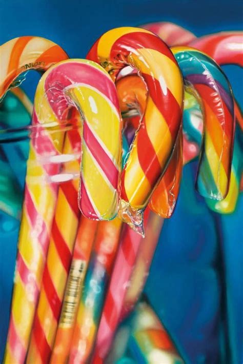 Sarah Graham Candy Canes 2011 Oilpaintingrealistic Candy Art