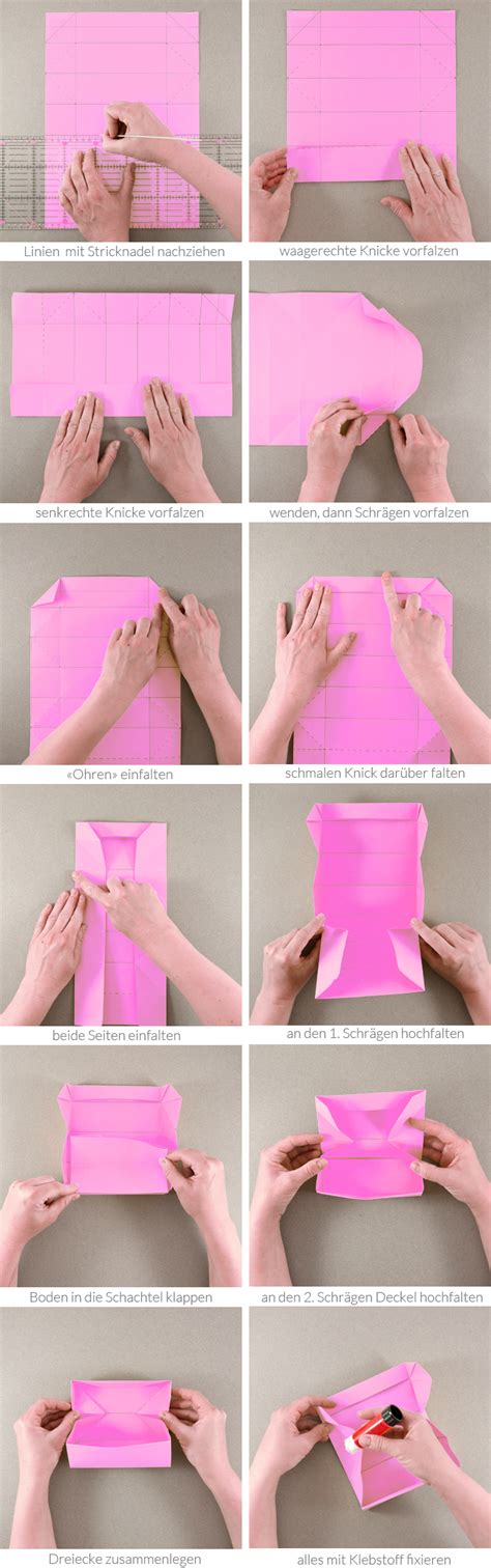 schnell gefaltete diy origami geschenk schachteln