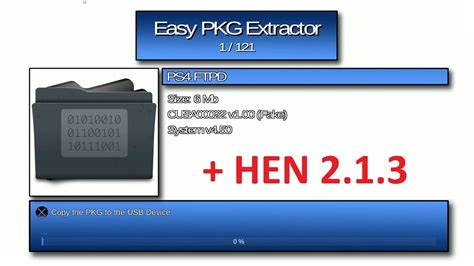 Ps4 Hen 213 Easy Pkg Extractor Testamos Youtube