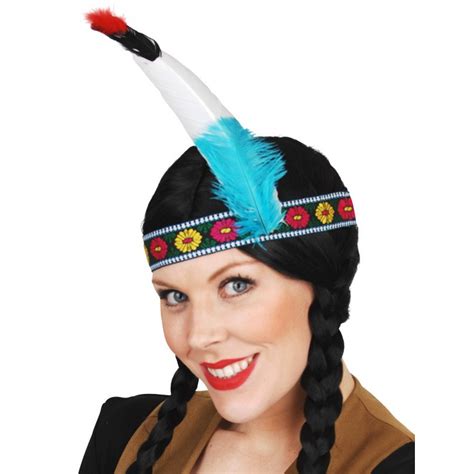headband indian native american single feather hats and headwear clothing costume