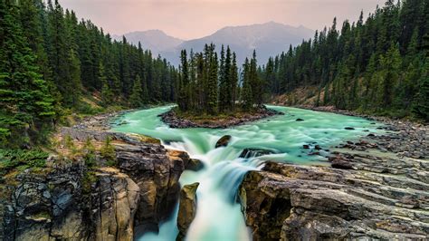 A collection of the top 37 4k wallpapers and backgrounds available for download for free. Wallpaper Jasper National Park, Canada, waterfall, 5K ...