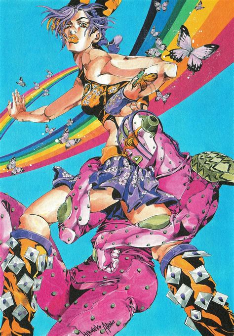 Araki S Works Jolyne Cujoh Jojo Anime Manga Art Jojo Bizarre