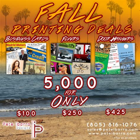 Over 350 products with more than. Fall Printing Deals