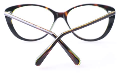 Vista First Acetatezyl Womens Cat Eye Full Rim Optical Glasses