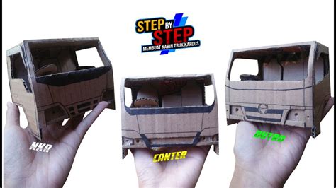 Cara membuat kepala miniatur truk isuzu elf nmr 71. Ukuran Kabin Miniatur Truk Dari Kardus - WOW KEREN,Cara membuat Miniatur Truk dari kardus ...