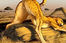feral cheetah yiff presenting beast feline ferals kikurage tumbex digitigrade respond