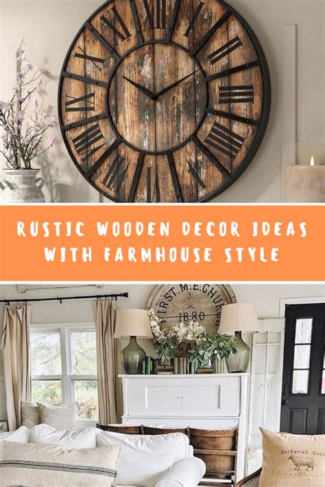 11 Rustic Wooden Decor Ideas With Farmhouse Style