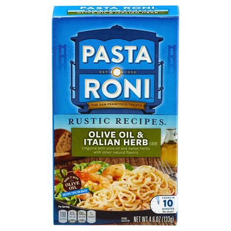 Pasta Roni Olive Oil And Italian Herb Flavor 46 Oz Noodle And Pasta Kits