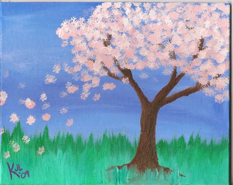 Sakura Tree Painting By Kellsita On Deviantart