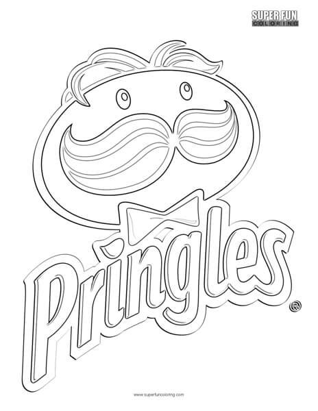 Pringles Logo Coloring Page Super Fun Coloring