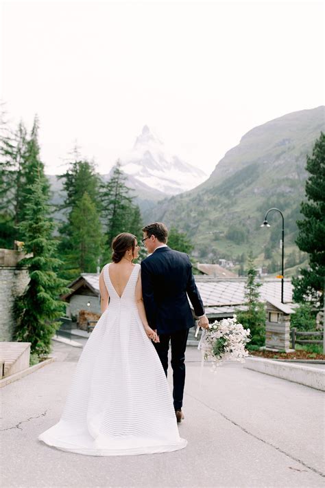 Zermatt Mountain Wedding with Epic Views - Helvetia Weddings