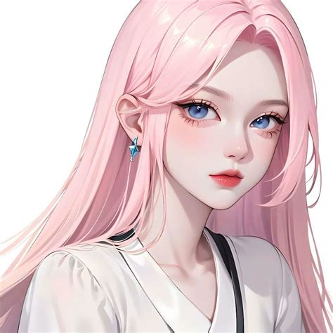 Digital Art Anime Digital Art Girl Character Portraits Character Art Icon Girl Pink Hair