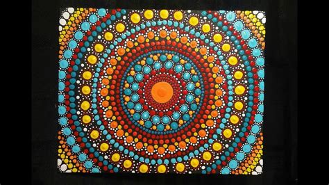 How To Paint Dot Mandalas Full Step By Step Tutorial Youtube