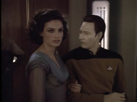 Star Trek Next Generation 5 X 21 Perfect Mate Famke Janssen As Kamala Star Trek Data Jean Luc