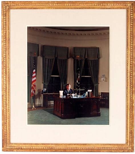 Photograph Of President Kennedy In Oval Office All Artifacts The John F Kennedy