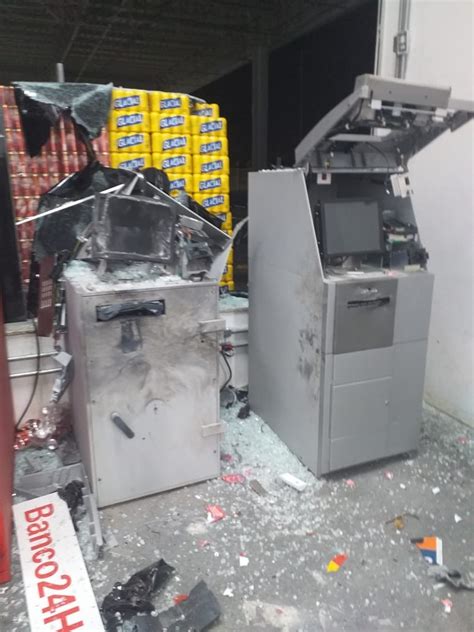 bandidos explodem caixas eletrÃ´nicos de supermercado na zona leste de teresina teresina