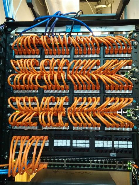 Setting Up A Cisco Network Rack Complete With Fiber Ports Structured