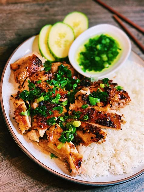 Air Fryer Lemongrass Chicken With The Best Scallion Oil Tiffy Cooks