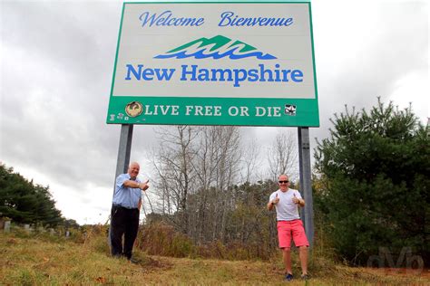New Hampshire Vermont State Line Worldwide Destination Photography