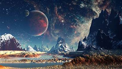 Space Planet Fiction Science Landscape Wallpapers Digital