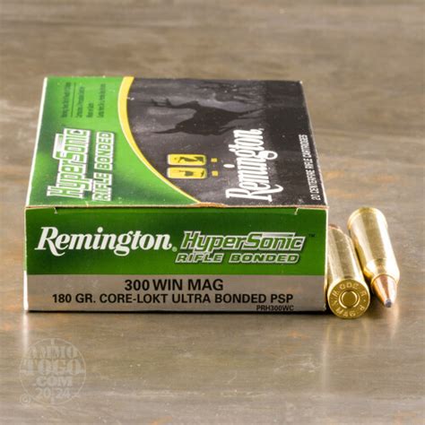 300 Winchester Magnum Pointed Soft Point Psp Ammo For Sale By Remington 20 Rounds