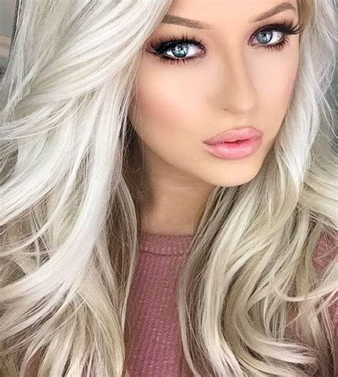 Platinum Blonde Hairstyle Ideas For A Glamorous